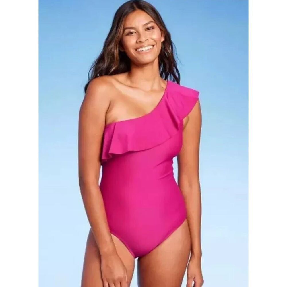 Kona Sol NEW size 22 pink one-piece swimsuit plus size
